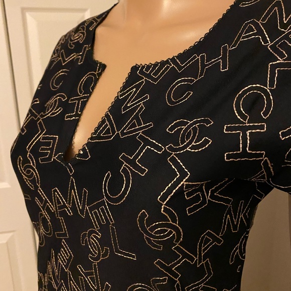 RARE!! CHANEL Monogram Top - Picture 1 of 11